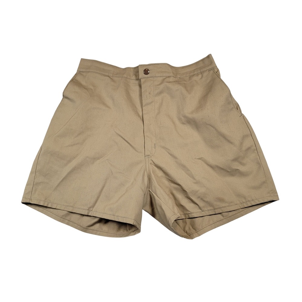 VTG Dakota Chino Shorts Men's Sz‎ 38 Tan 2in Inseam Made in the USA